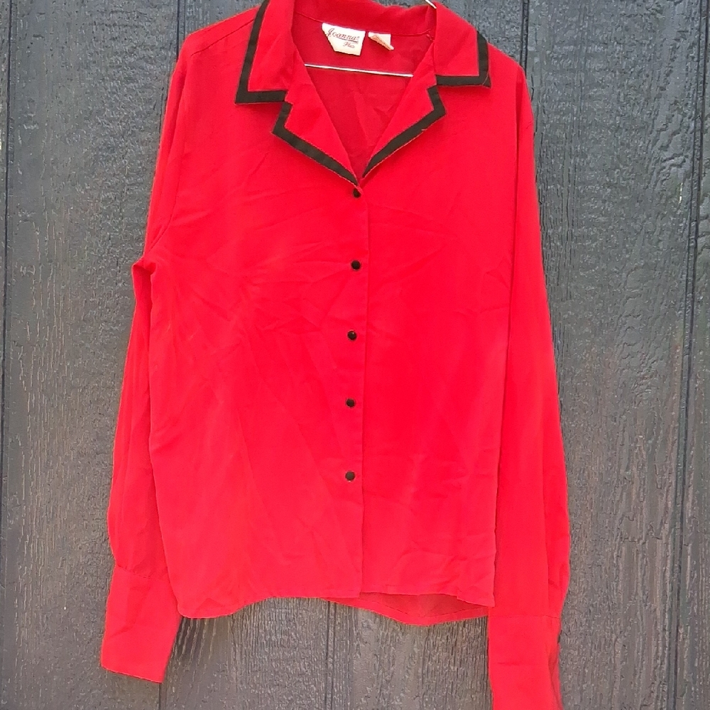 Joanna Red Blouse